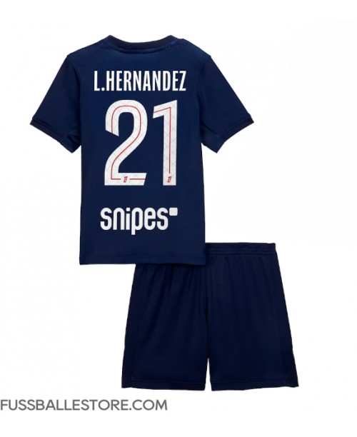 Günstige Paris Saint-Germain Lucas Hernandez #21 Heimtrikotsatz Kinder 2025-26 Kurzarm (+ Kurze Hosen) Günstige Paris Saint-Germain Lucas Hernandez #21 Heimtrikotsatz Kinder 2025-26 Kurzarm (+ Kurze Hosen)